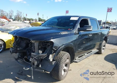 2020 Ram 1500 Big Horn 4X4 5'7 Box z USA, uszkodzony, nr VIN 1C6SRFFT4LN308113